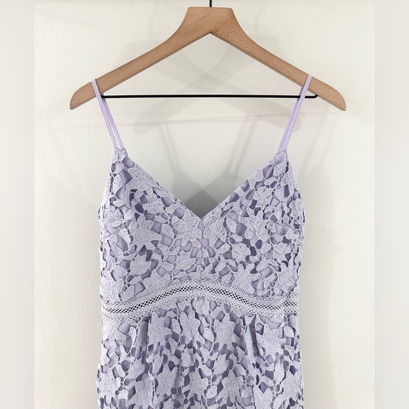 NWT Lush Crochet Dress Purple Size Large - Picture 2 of 6